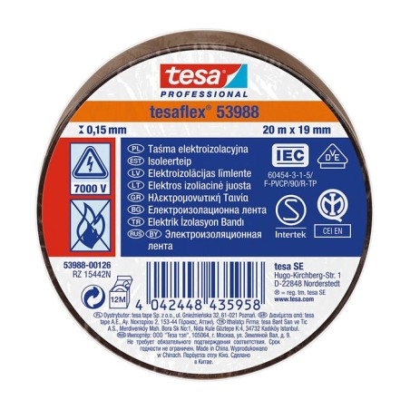 hyväksytty pvc-eristysteippi tape-roll