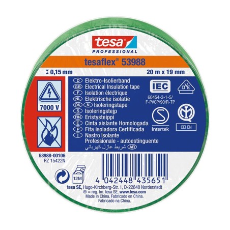 godkendt isoleringstape af pvc tape-roll
