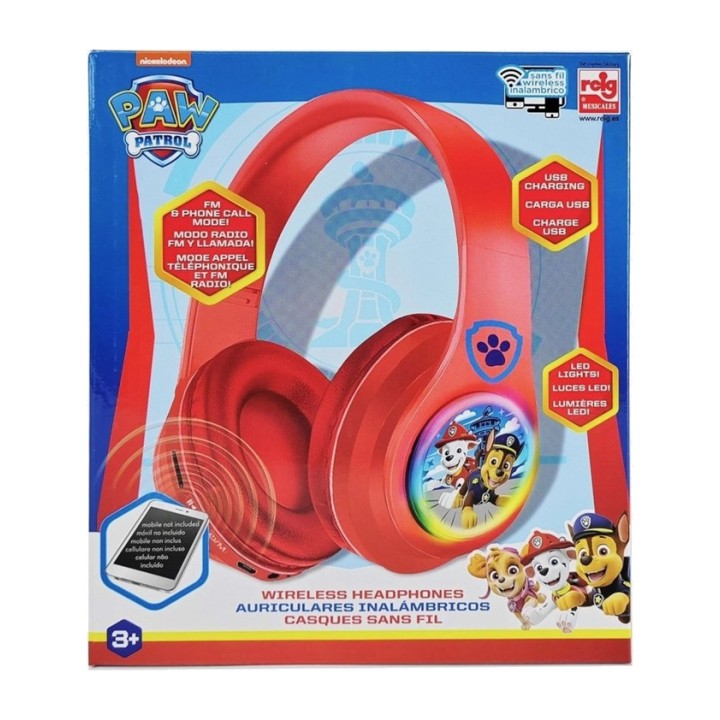 REIG Cuffie wireless per bambini PAW PATROL 176042