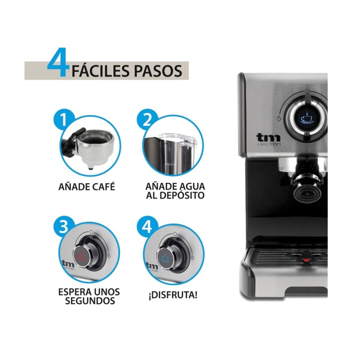 TME Ročni espresso aparat 15 BAR 325690