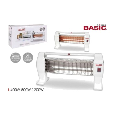 riscaldatore elettrico a 2 potenze 600-1200w