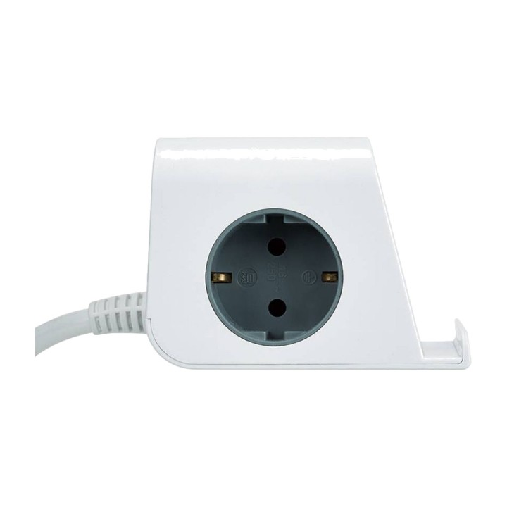 SIMON 2-socket power strip with 4 USB ports and wireless