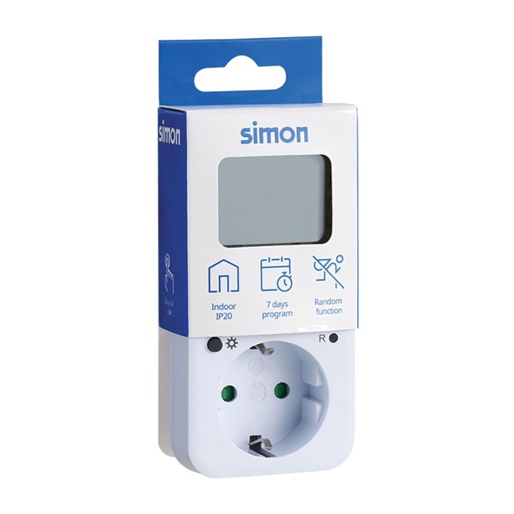 SIMON Digital weekly timer 3600 W 16 A 03025