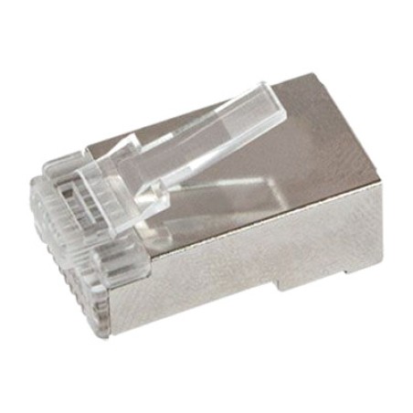 connecteur mâle blindé pour câble réseau rj45 cat.6 stp 50 uds