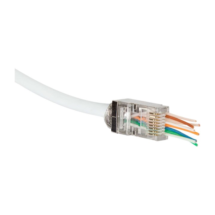 LOGILINK Connecteur mâle blindé pour câble réseau RJ45 CAT.6