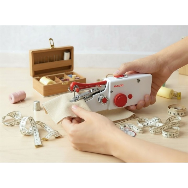 BASIC HOME Máquina de coser portátil 328935