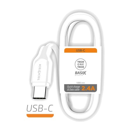 cable de carga usb-a a usb-c bsk 2,4 a 1 m