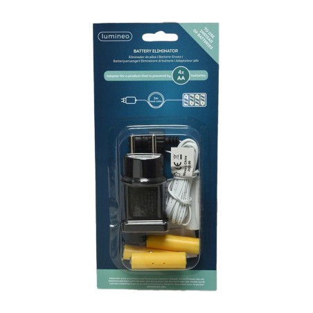 indoor battery eliminator 6 v 4xaa