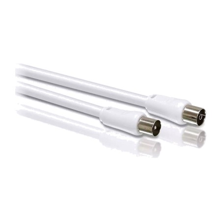 cable de antena coaxial para tv pal swv2516w/10 1,5 m