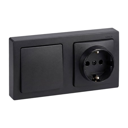 gniazdo natynkowe z przełącznikiem 73 loft-schuko 2p+t 16 a 250 v ip20