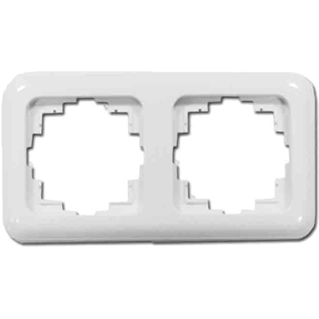 placca da incasso a 2 moduli term 80x150mm