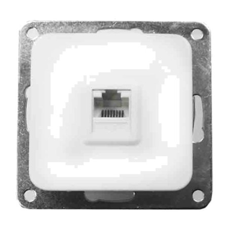 toma de teléfono de empotrar term rj11 70 mm
