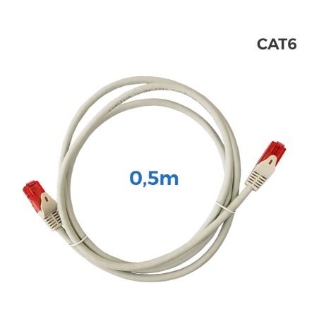 cavetto di rete in rame con connettori utp cat.6 rj45 lszh