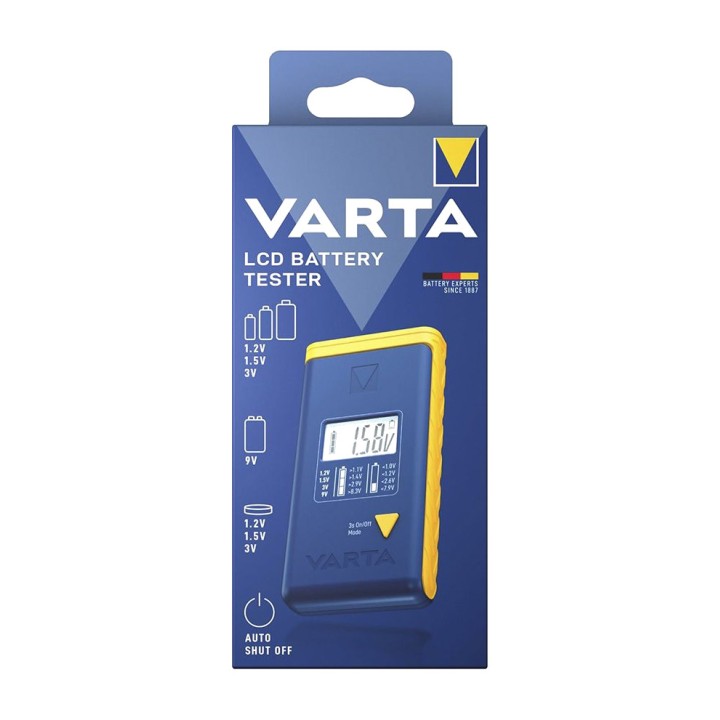 VARTA Tester baterií s LCD displejem 893101111 03114