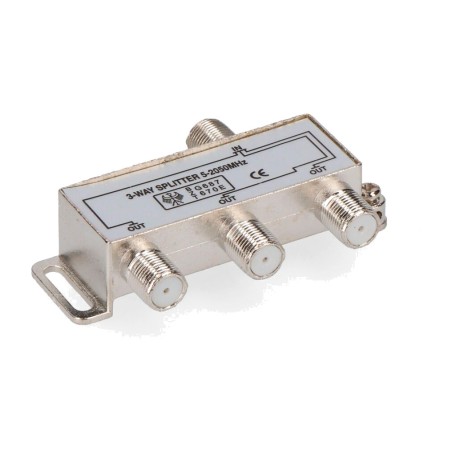 separador de señal de tv y satélite de 1 entrada y 3 salidas 5-2050 mhz