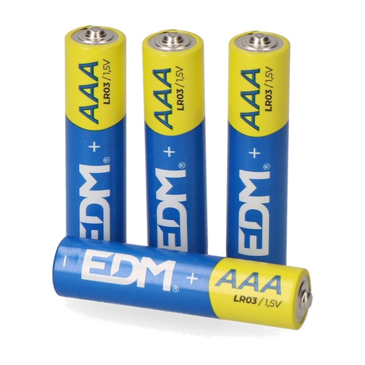 EDM Lúgos elem POWER LIFE-AAA LR03 1,5 V 4 UDS 44,5 MM