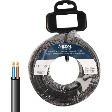 fladt parallelkabel til messeguirlander vvk h2 0,6/1kv