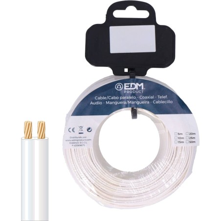 rolle paralleles, flaches telefonkabel, 2-adrig wire-reel
