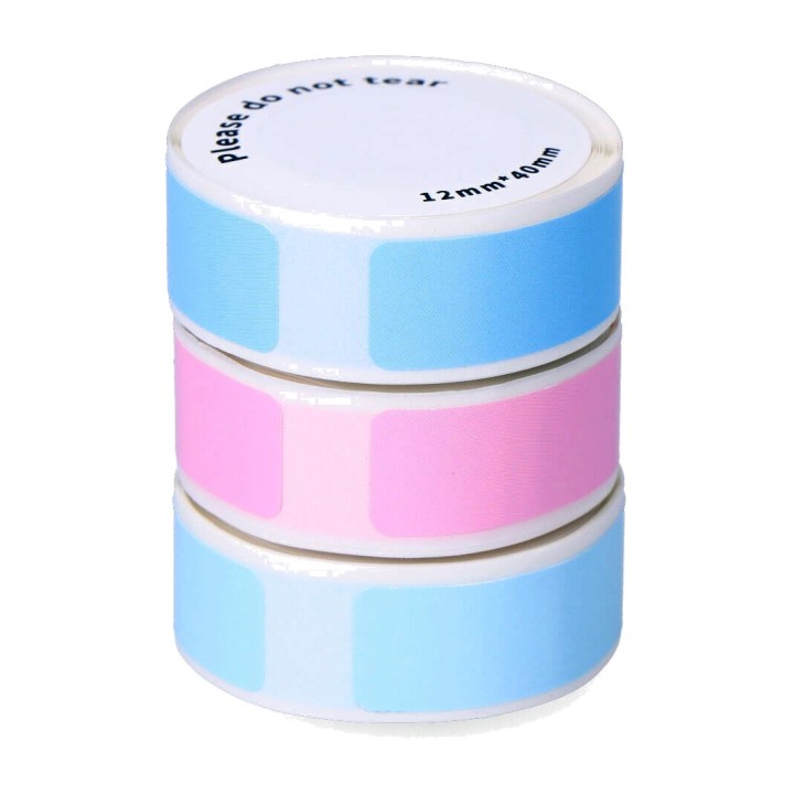 EDM Rollos de etiquetas térmicas de recambio para impresora 07796 3 UDS 07793VAR