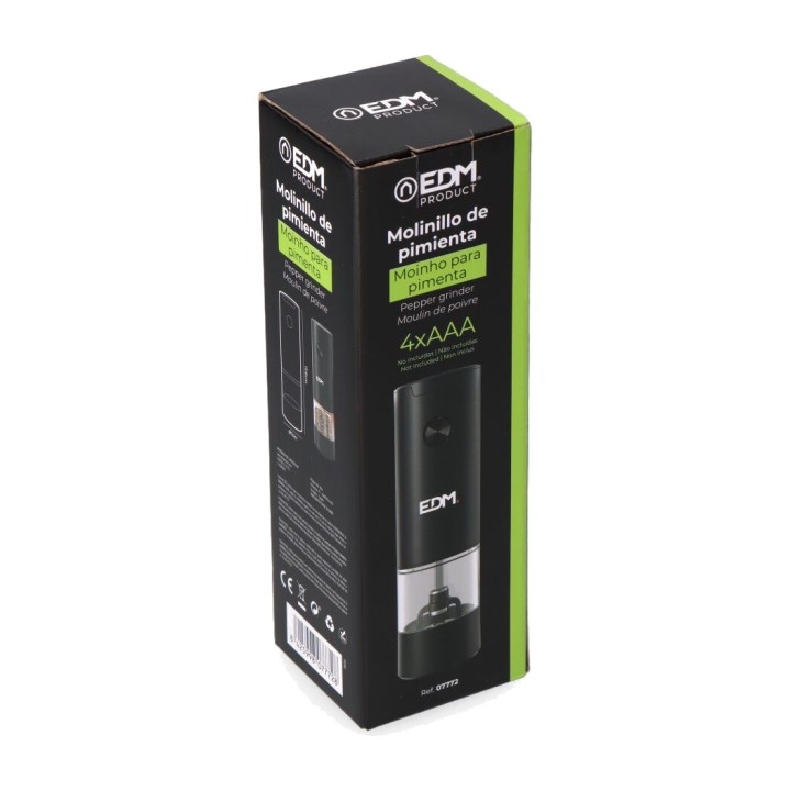 EDM Elektryczny młynek do pieprzu na baterie 70 ML 07772