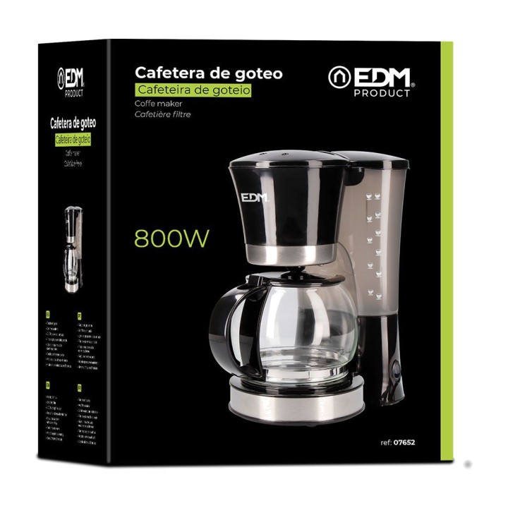 EDM Csepegtetős kávéfőző csepegésgátló funkcióval, 12