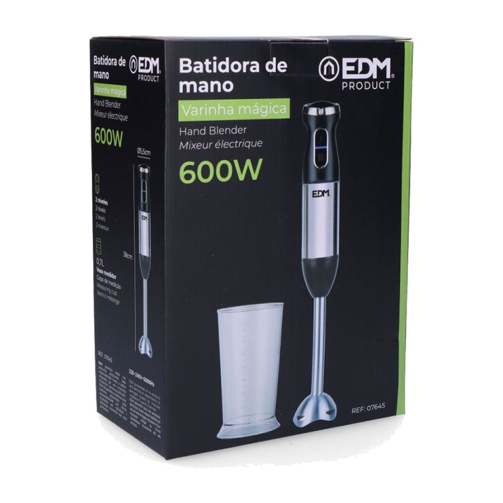 EDM Mixeur plongeant avec gobelet mélangeur 600 W 07645