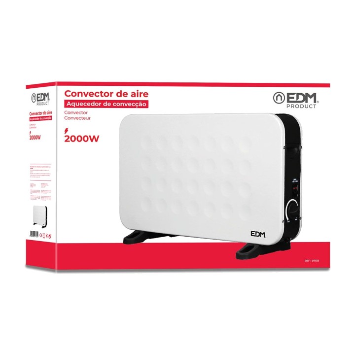 EDM Standard légkonvektor 2000 W 39 CM 07135