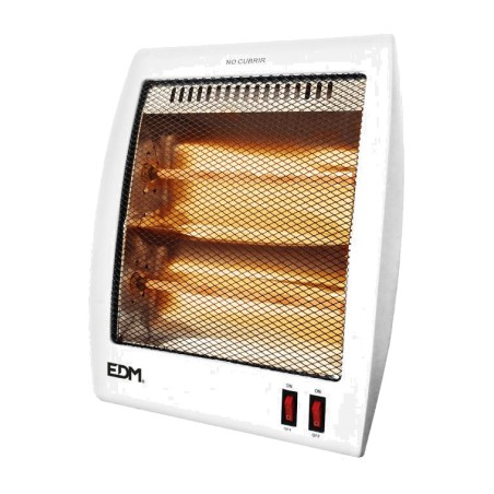 estufa de cuarzo con sistema antivuelco 400/800w 37 cm