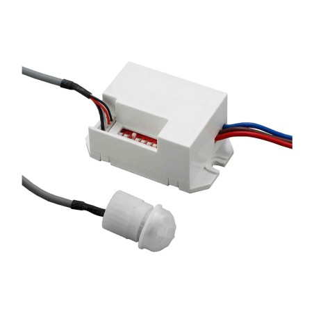 detector de movimiento empotrable con ajuste de tiempo y luz 360° 6 m