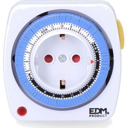 programador diario analógico compacto 16 a 230 v 3500 w ip20