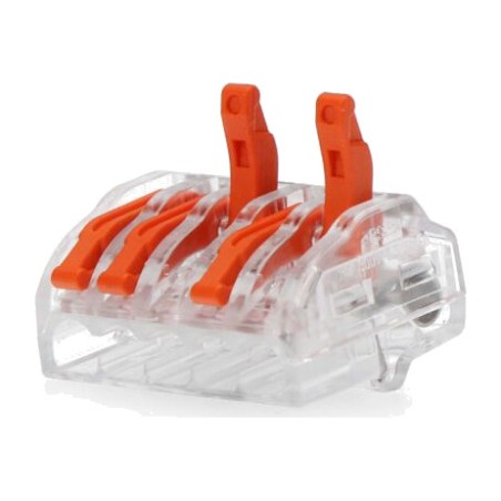 conector de empalme de 5 tomas 0,75-2,5 mm2 32 a 5 uds