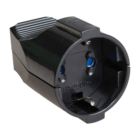 base aérea schuko con toma de tierra lateral 16 a 250 v