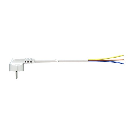 cable de alimentación con clavija acodada schuko-3x1,5 mm2 16 a 250 v 4,8 mm