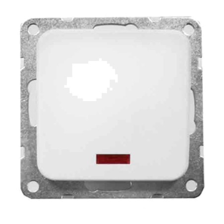 interrupteur lumineux encastrable term 16 a 250 v 70 mm