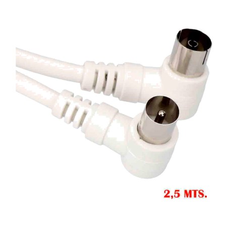 prolongación de tv acodada 9,5 mm