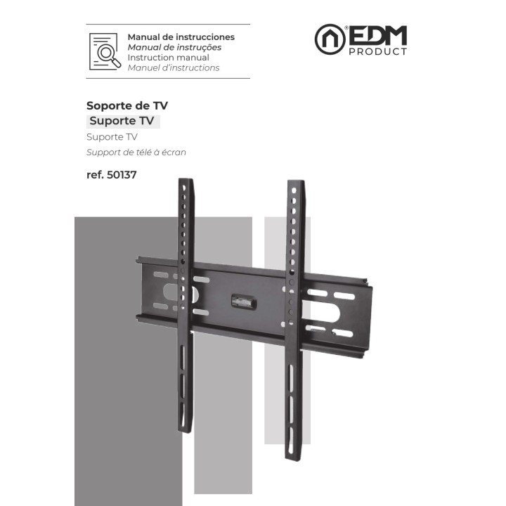 EDM Feste TV-Wandhalterung 22-50 PULG 50 KG 50137