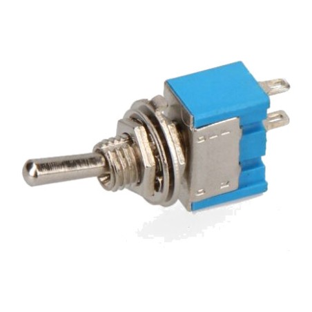 interruptor unipolar mini de metal para panel 3 a 250 v