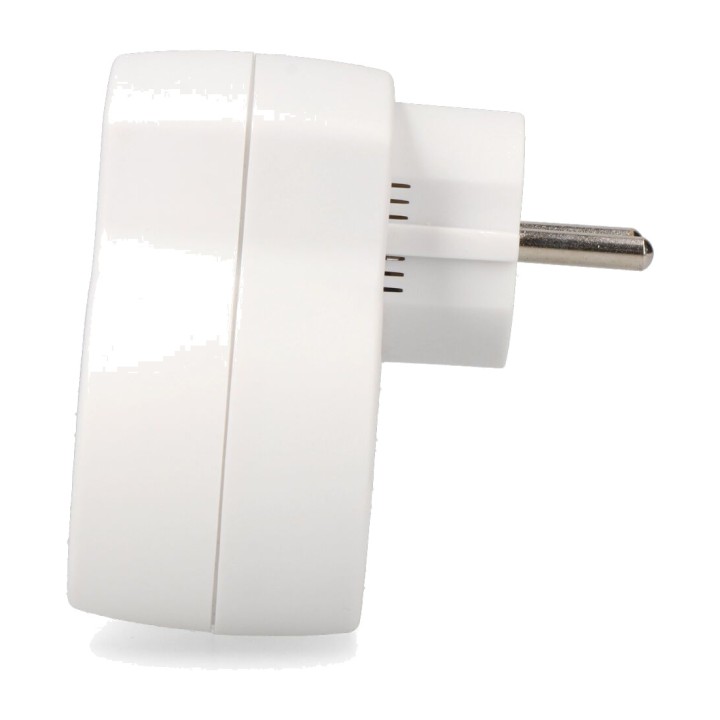 EDM Adaptador de 2 tomas schuko con puertos USB A y C 3680 W 230 V (2UD) 40205