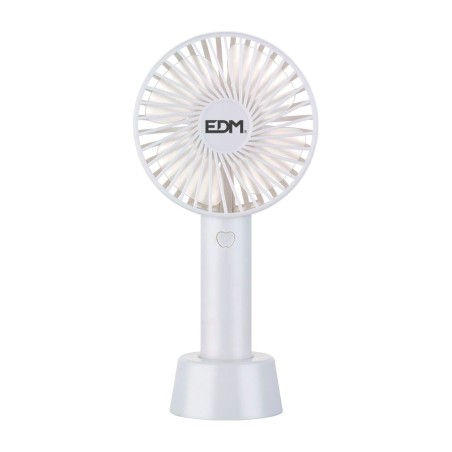 ventilador de mano recargable con rejilla de seguridad 4,5 w 2000 mah 22 cm