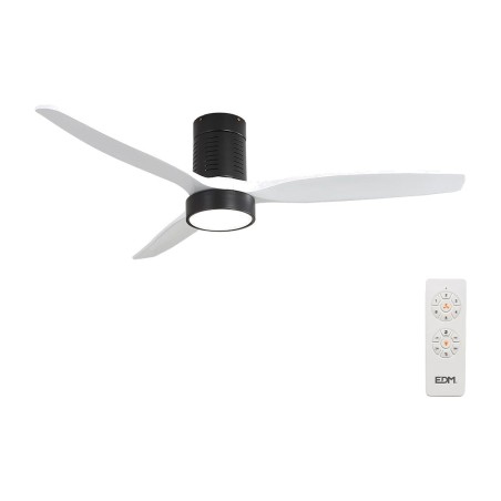 ventilador de techo con luz led y mando a distancia kara 3cct 30 w 2190 lm 132 cm