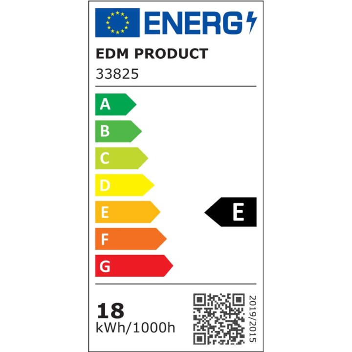EDM Loftventilator med LED-lys og fjernbetjening KARA 3CCT