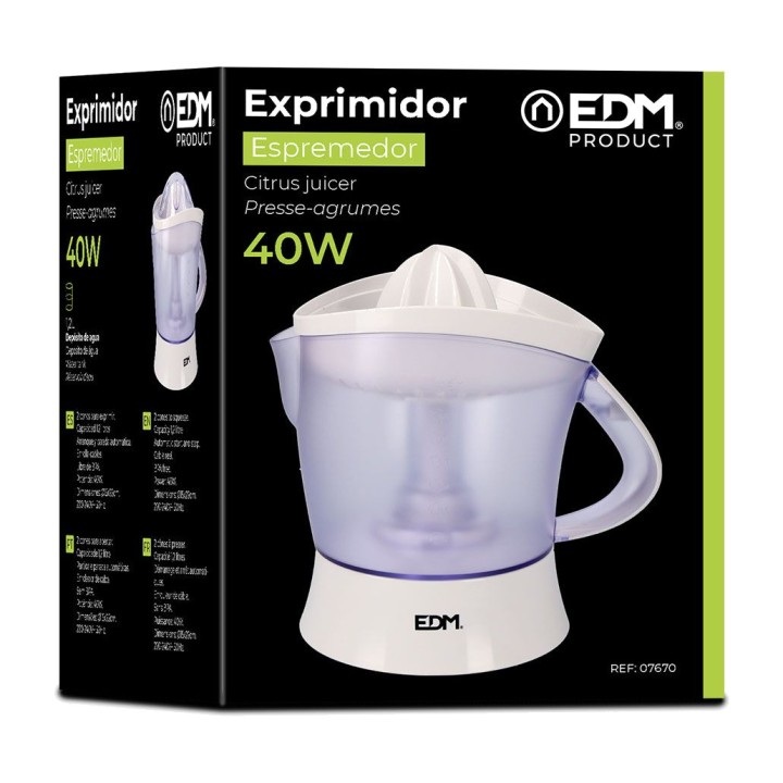 EDM Elektrisk citruspress med 2 presskoner CITRUS-WAVE 40 W
