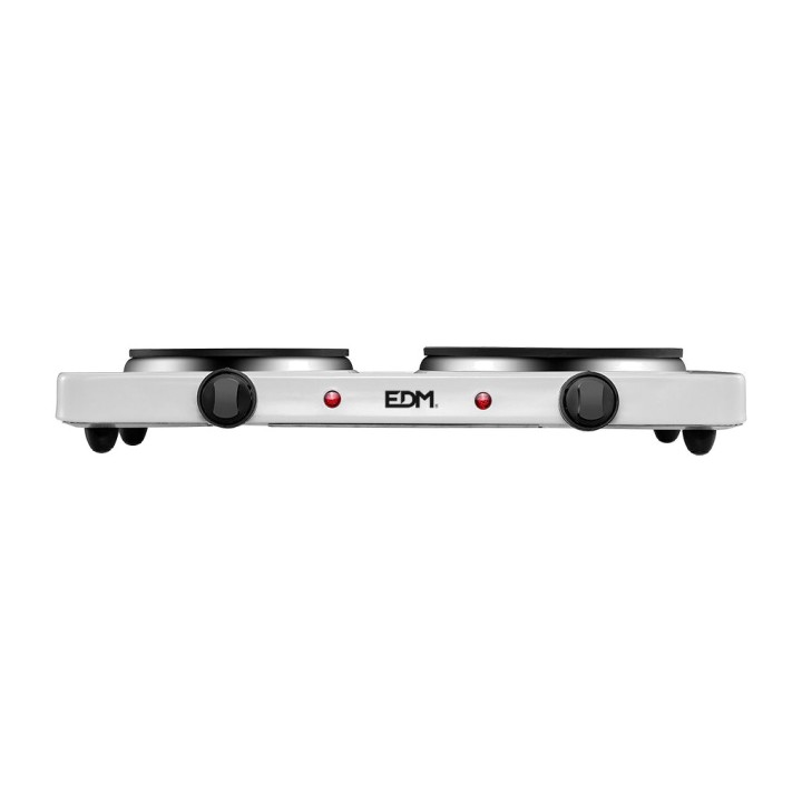 EDM Cocina eléctrica de 2 fuegos 1000-1500W 07661