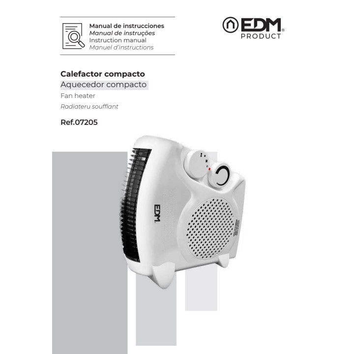 EDM Calorifer compact 2 în 1, vertical și orizontal