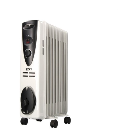 radiador de aceite de 9 elementos 2000 w 45,5x16,5x73cm