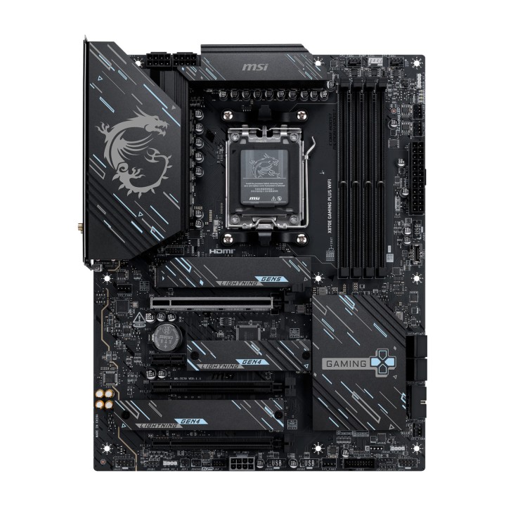 MSI Placa base para procesadores AMD X870E-GAMING PLUS-WIFI AM5-ATX 100135716