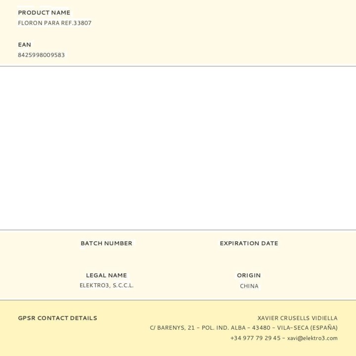 EDM Náhradní krycí rozeta pro stropní ventilátor 33807 00958