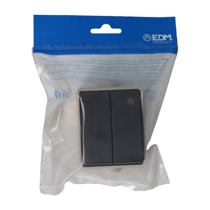 SOLERA Comutador de escada duplo estanque de superfície,