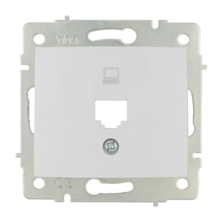 tapa y chasis para toma de datos de empotrar sin marco rj45-europa erp88/1