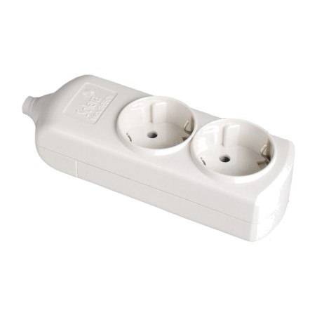 base múltiple bipolar schuko sin cable 16 a 250 v